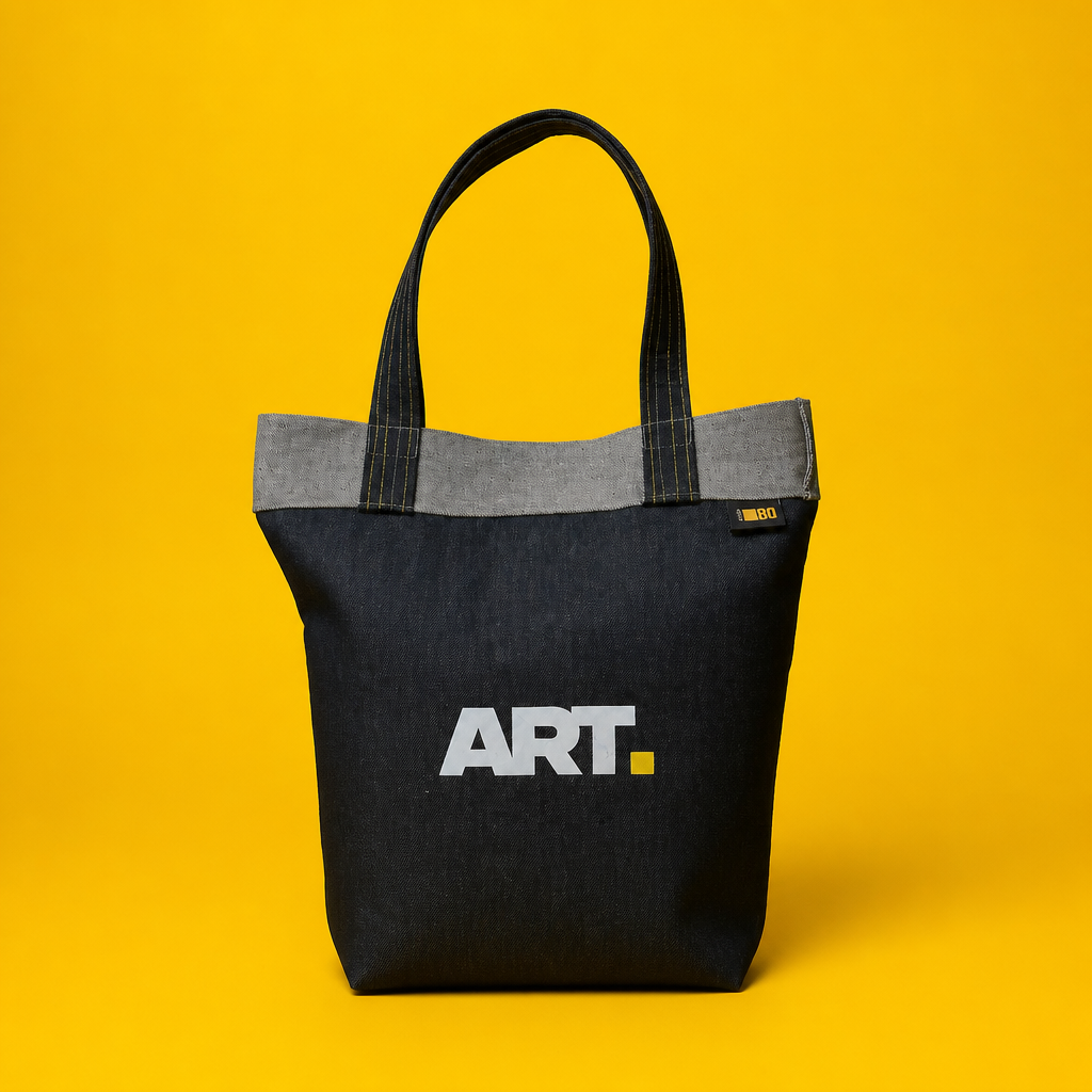 studio80 Art Full Stop Denim Tote
