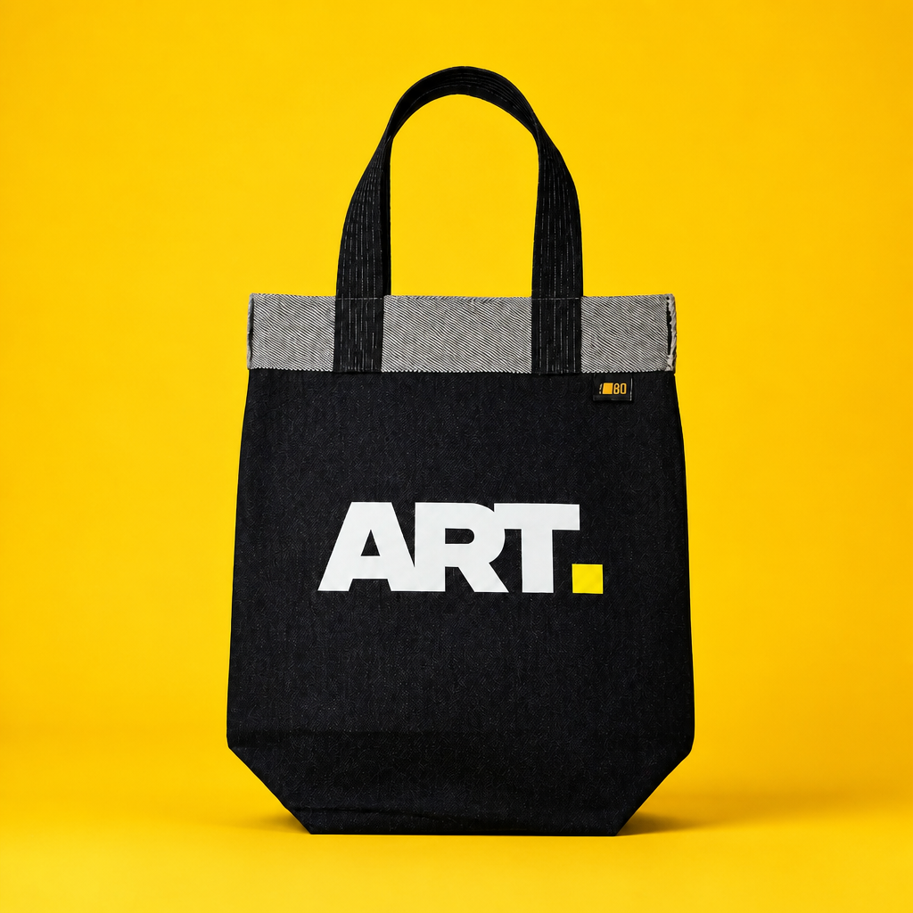 studio80 Art Full Stop Denim Tote